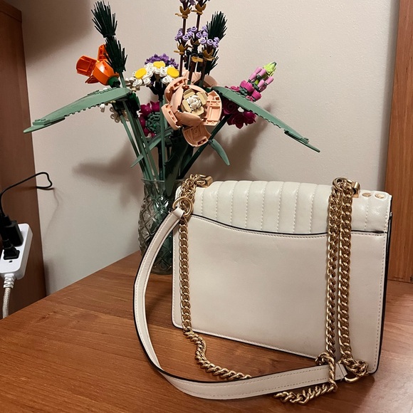 Coach Cream Quilted Crossbody Bag - Picture 6 of 7
